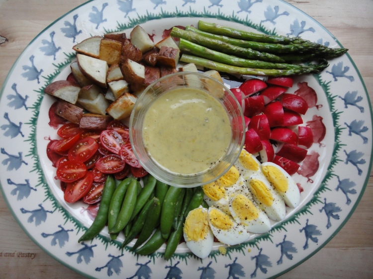 Vegetal Matters - Spring Composed Salad with Lemon Caper Dressing